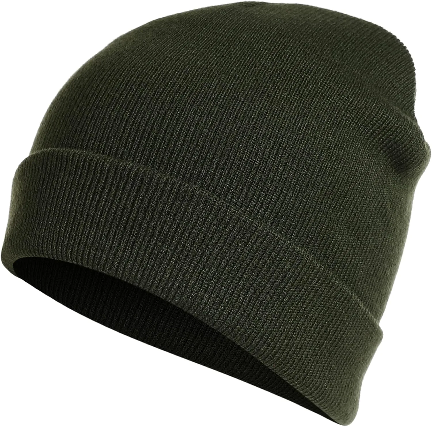 Beanie Hats for Men & Women - Warm Stocking Caps for Men & Women, Cuffed Knit Thermal Hats, Gift for Him & Her
