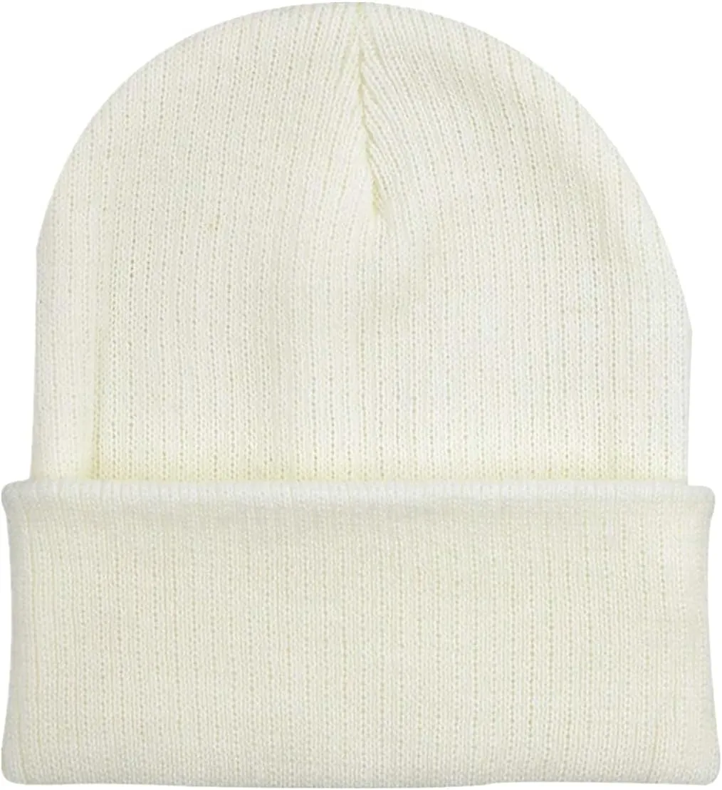 Century Star Kid's Winter Knit Beanie Hats Boys Girls Soft Cozy Baggy Slouchy Beanie Toddlers Youth Hip-hop Skull Cap