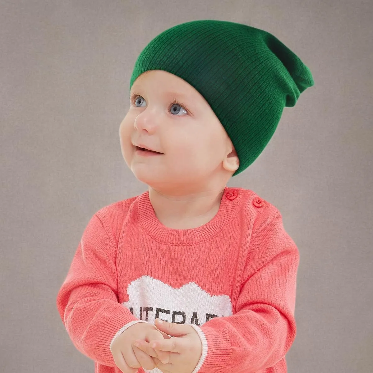 Century Star Kid's Winter Knit Beanie Hats Boys Girls Soft Cozy Baggy Slouchy Beanie Toddlers Youth Hip-hop Skull Cap