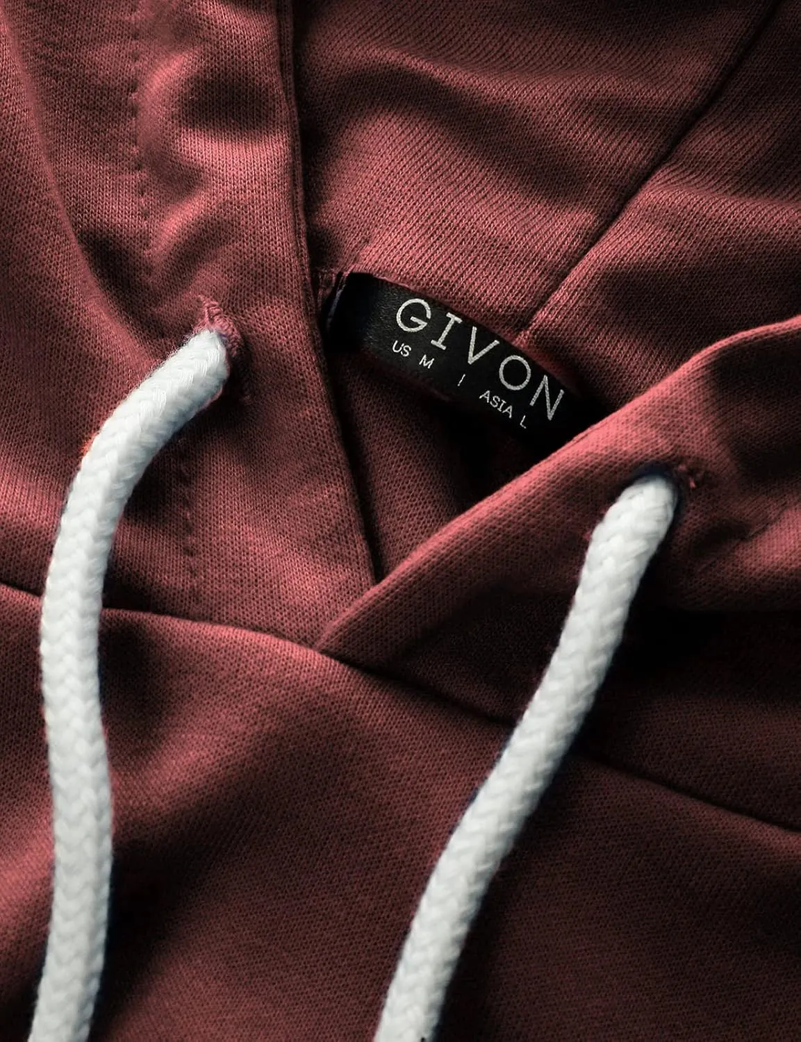 GIVON Men's Short Sleeve Pullover Hoodie Hipster Longline Hooded Shirt Lightweight Cotton Blend Casual Streetwear