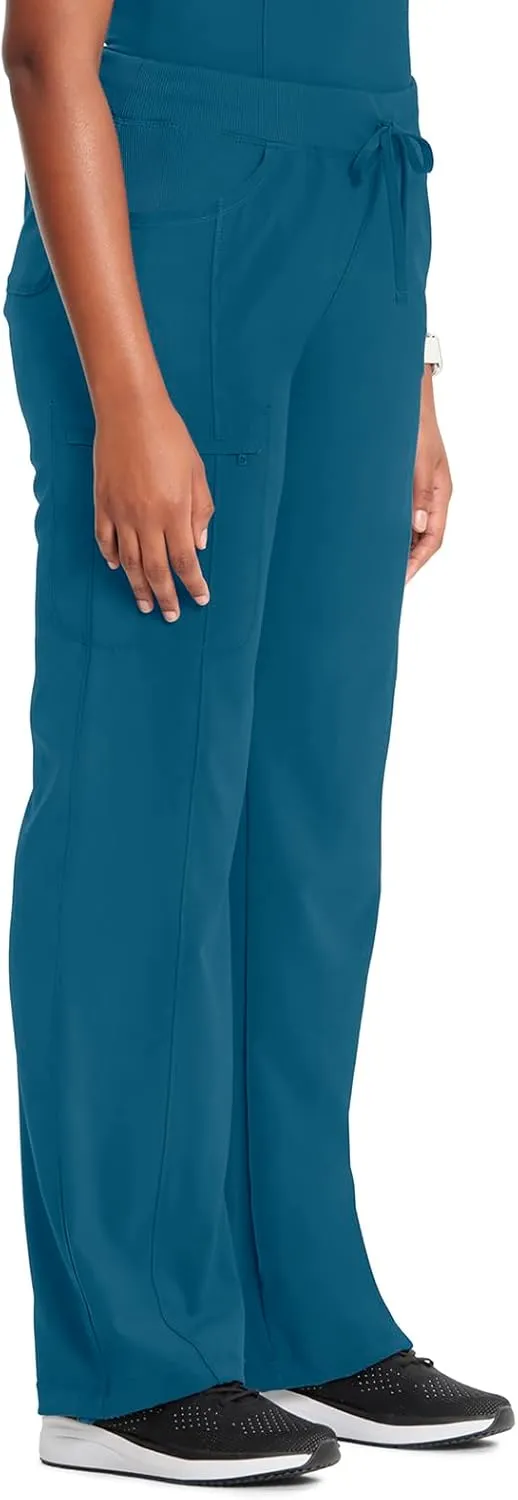 Infinity by Cherokee Straight Leg Drawstring Women Scrub Pants 360 Stretch with 4 Pockets 1123A