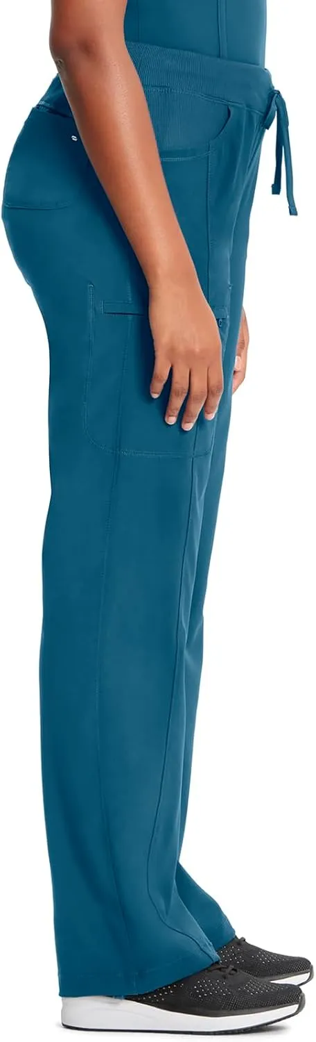Infinity by Cherokee Straight Leg Drawstring Women Scrub Pants 360 Stretch with 4 Pockets 1123A