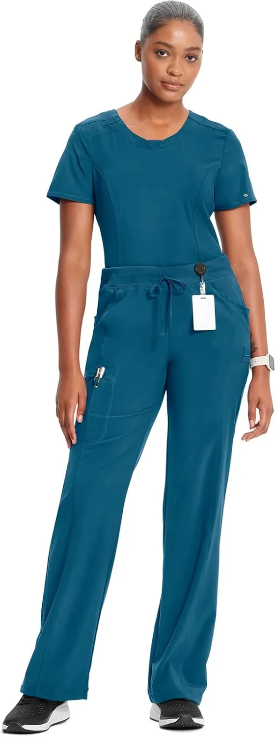Infinity by Cherokee Straight Leg Drawstring Women Scrub Pants 360 Stretch with 4 Pockets 1123A