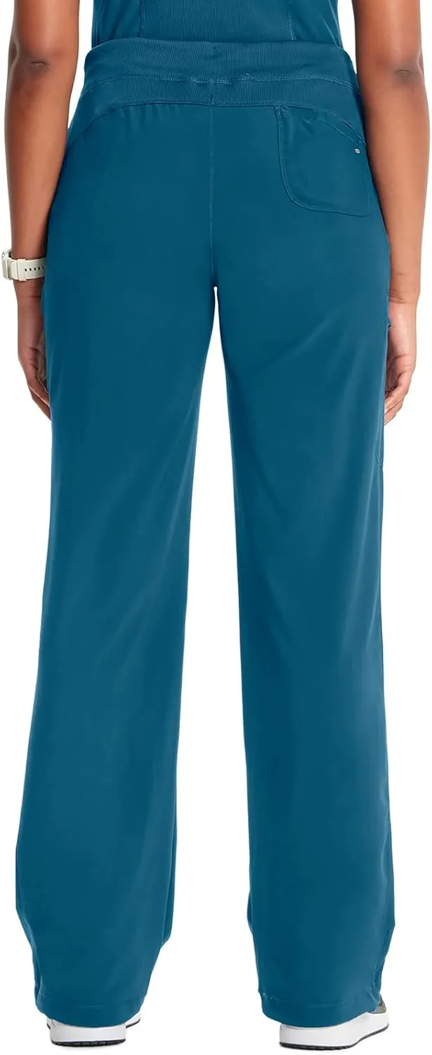Infinity by Cherokee Straight Leg Drawstring Women Scrub Pants 360 Stretch with 4 Pockets 1123A