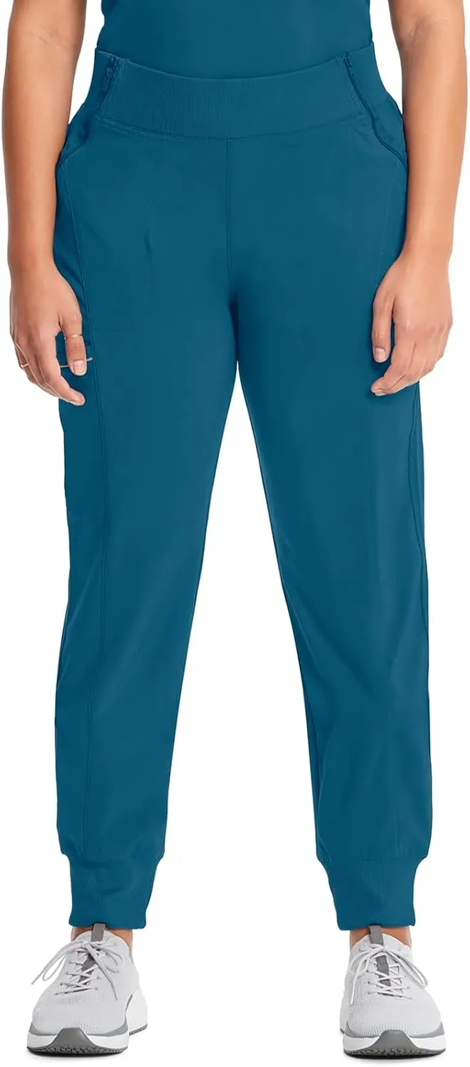 Infinity Women's Scrub Jogger Pants Mid Rise Bottoms with 5 Pockets, Moisture Wicking & 360 Stretch Fabric - CK110A