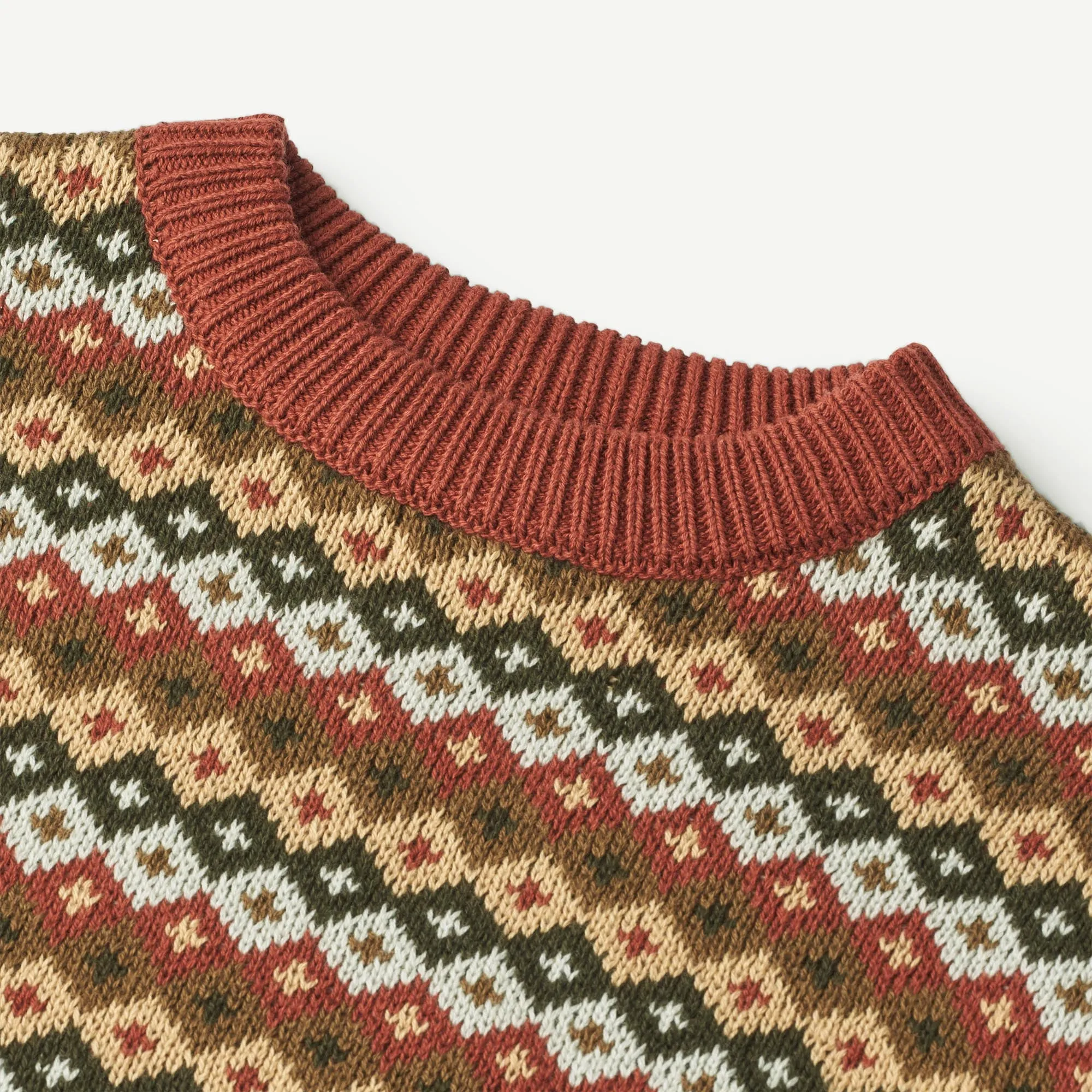 Jacquard Pullover Elias - multi red