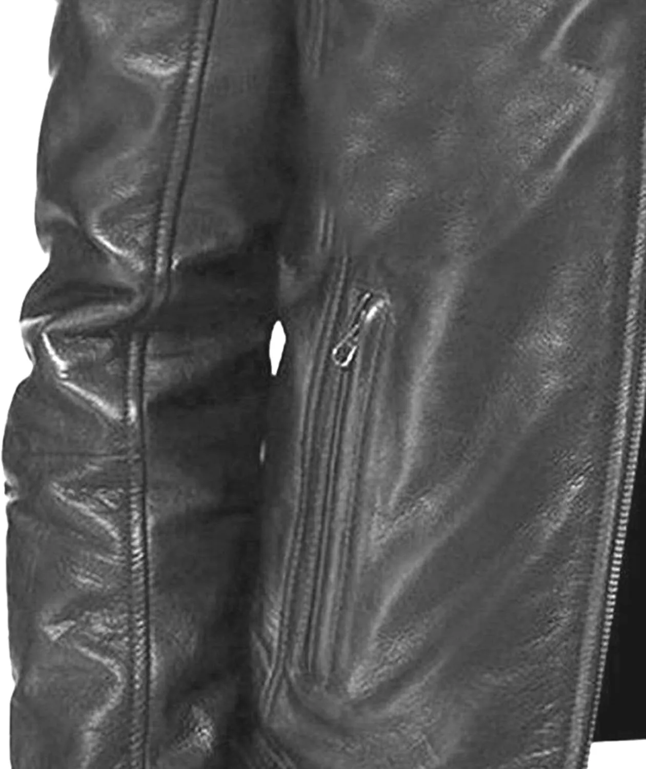 Men Slim Fit Motorcyle Leather Jacket Zip-Up Windbreaker Leather Jackets Lightweight PU Vintage Biker Coat