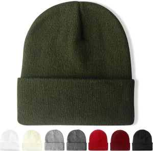 NPQQUAN Unisex Beanie Hats for Men Women Winter Knit Beanies