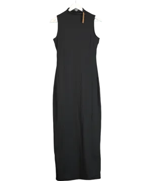 SKIMS Black Fits Everybody Mock Neck Sleeveless Dress UK XL