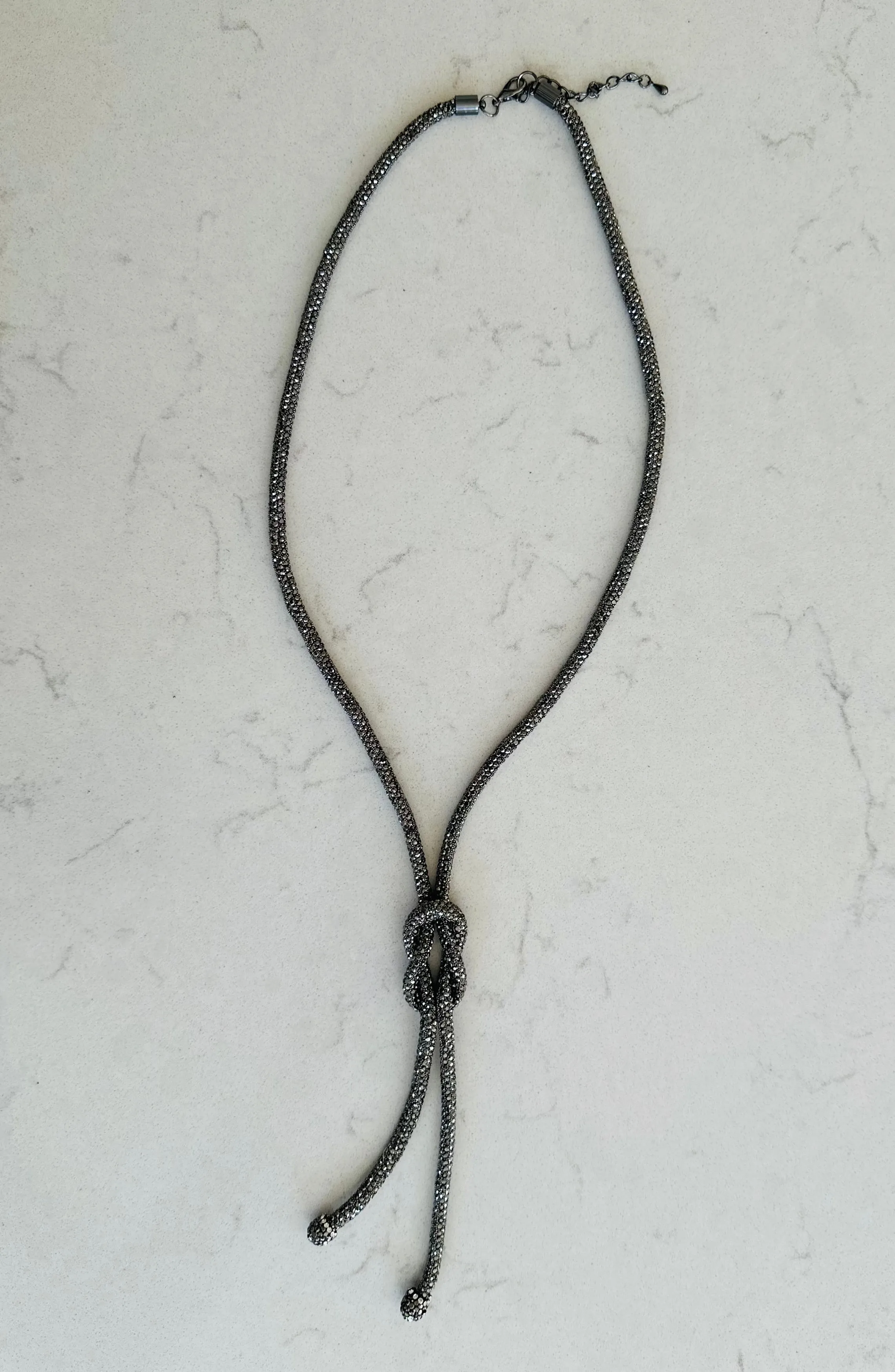The Diamante Rope Necklace