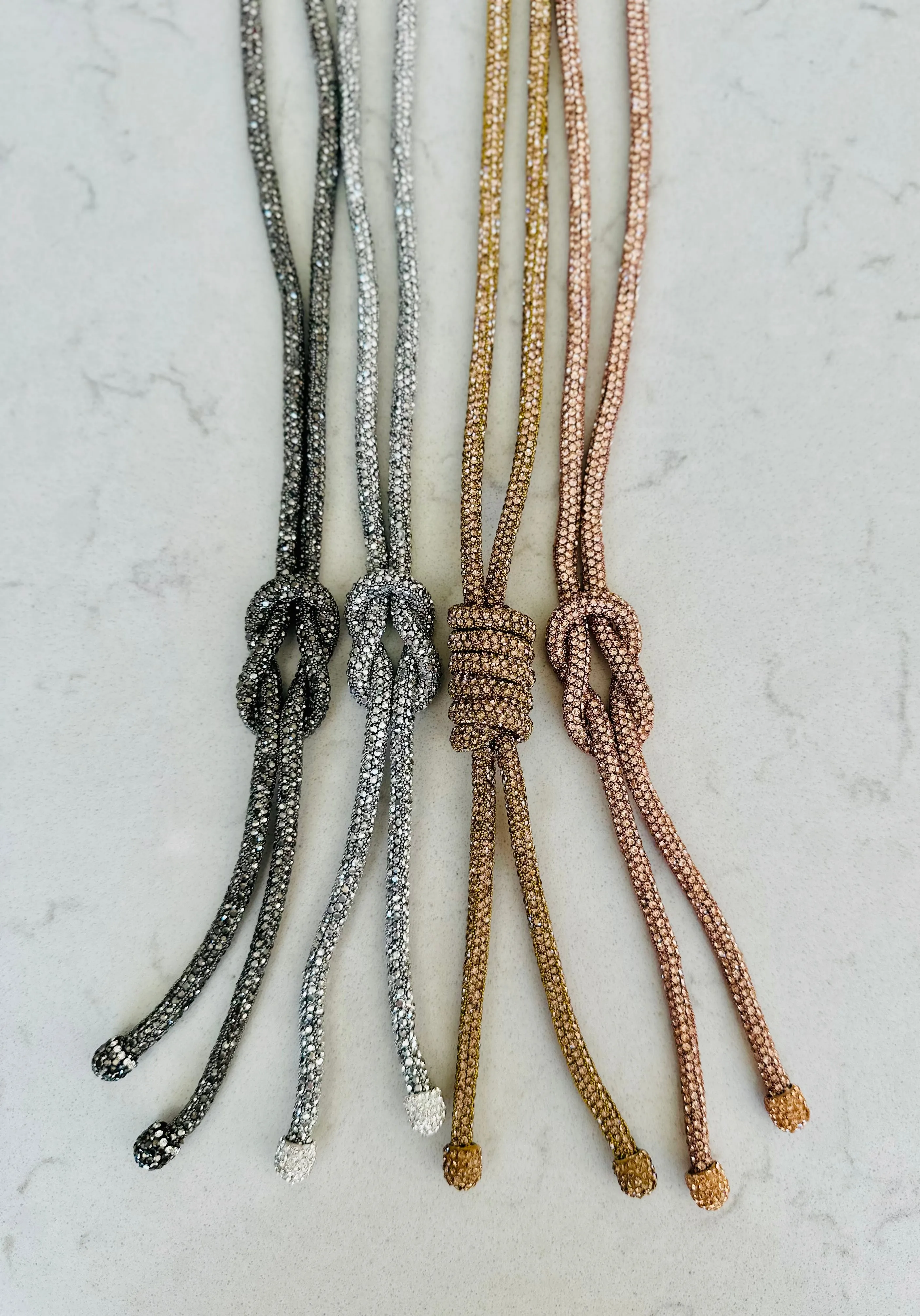 The Diamante Rope Necklace