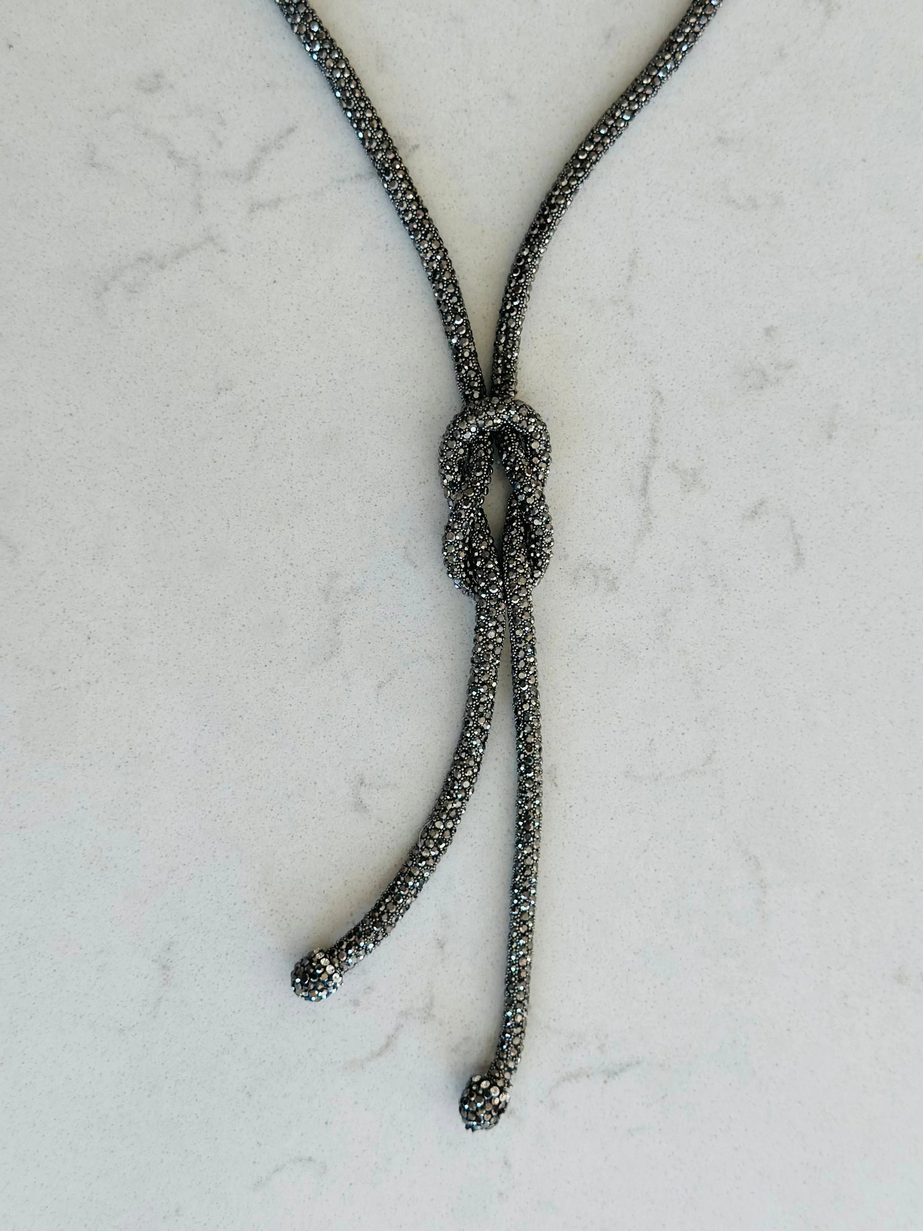 The Diamante Rope Necklace