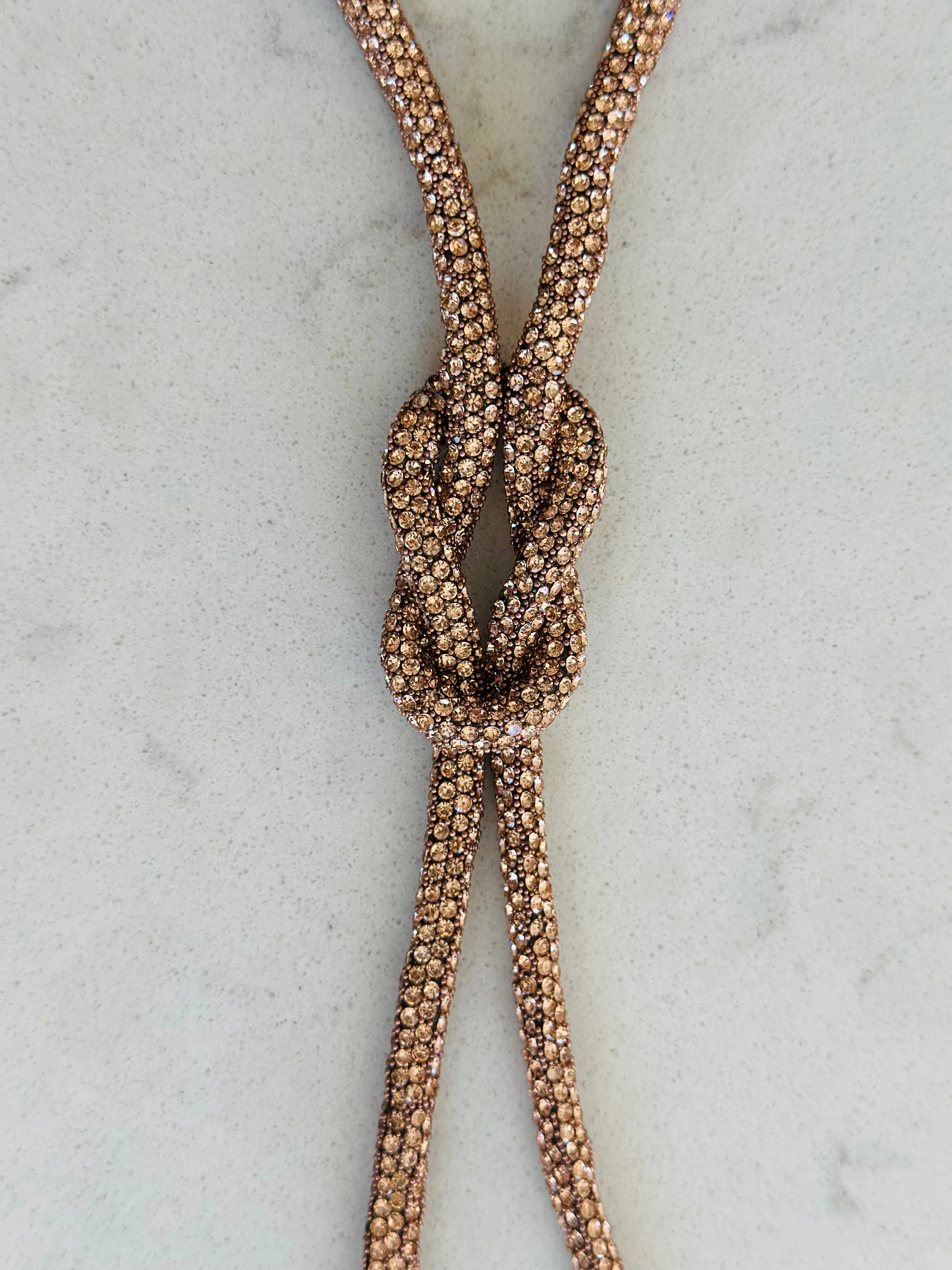 The Diamante Rope Necklace