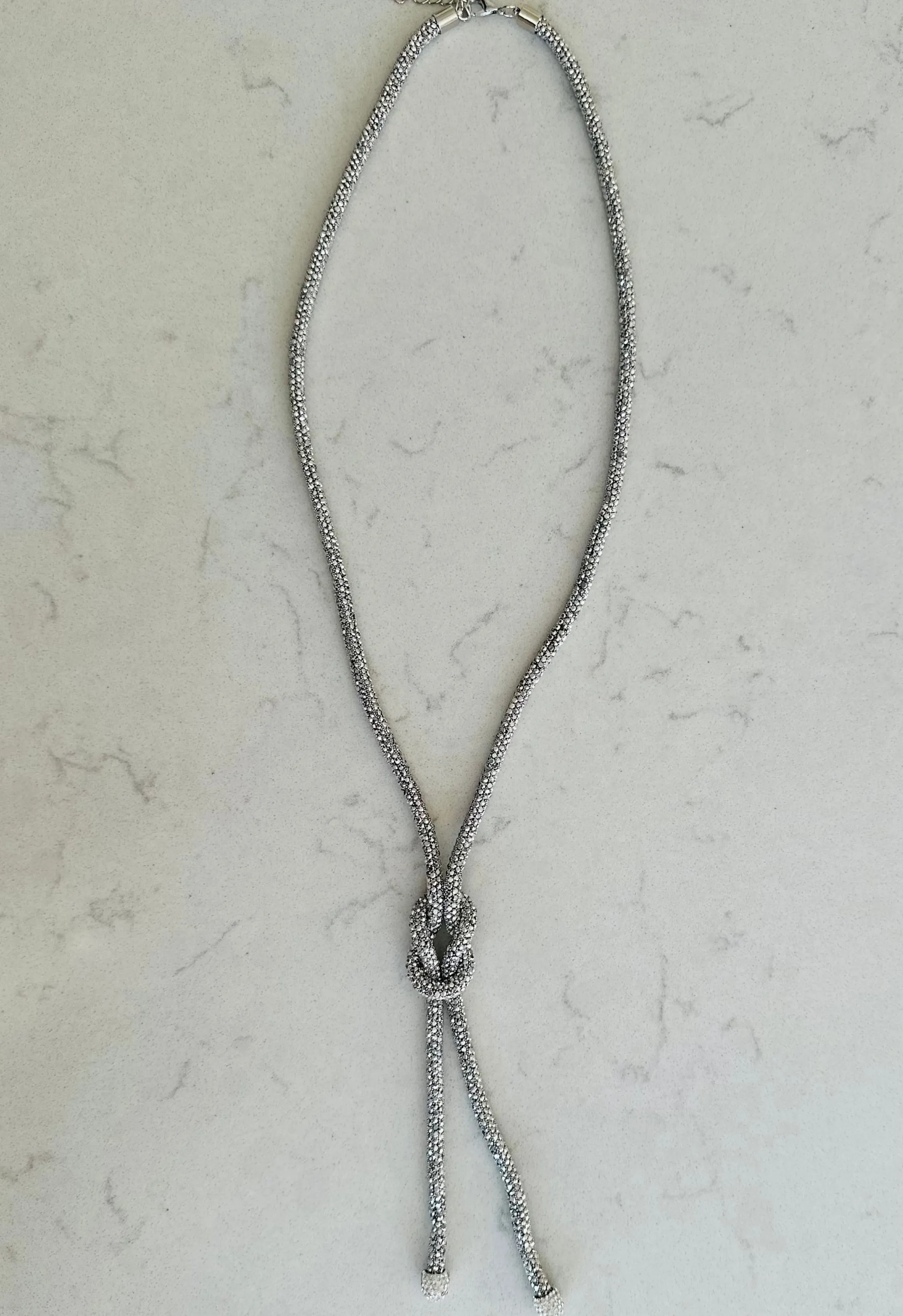 The Diamante Rope Necklace