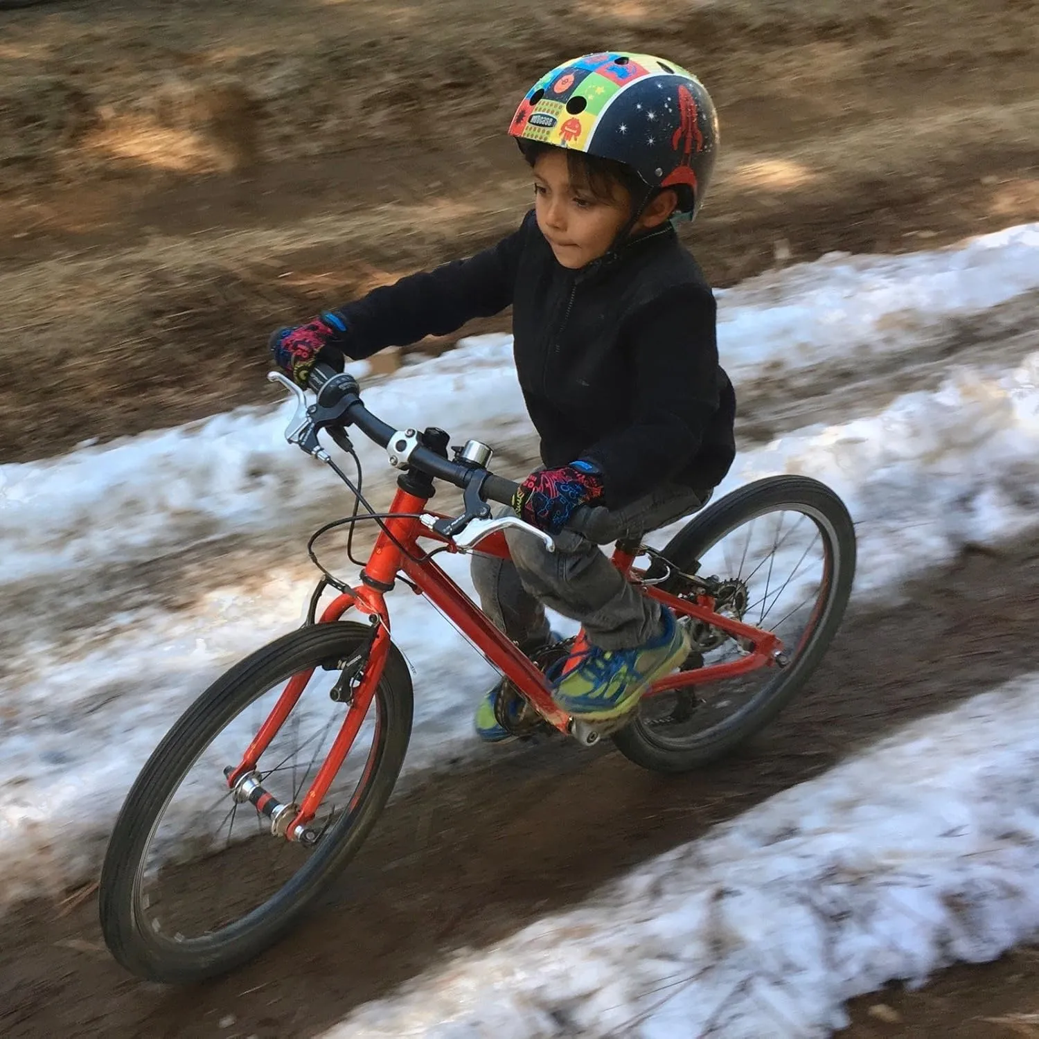 ZippyRooz Toddler & Little Kids Full Long Finger Bike Gloves